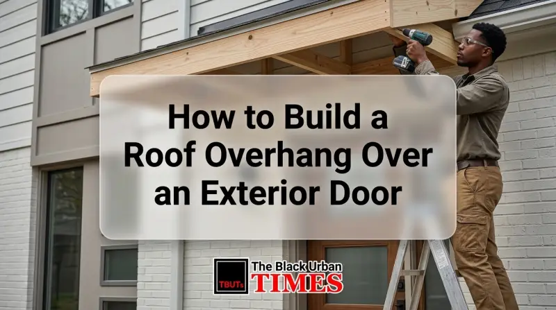 How to Build a Roof Overhang Over an Exterior Door