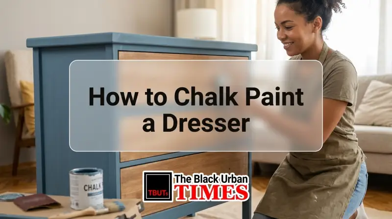 How to Chalk Paint a Dresser