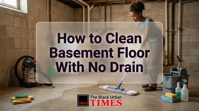 How to Clean Basement Floor With No Drain