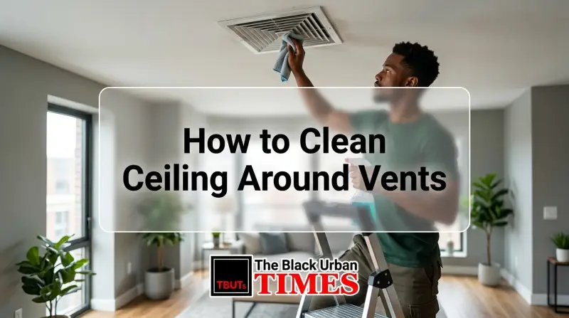 How to Clean Ceiling Around Vents
