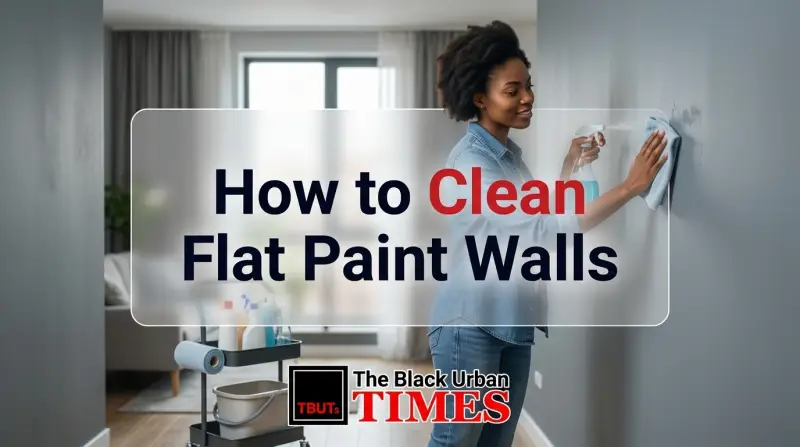How to Clean Flat Paint Walls