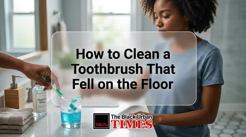 How to Clean a Toothbrush That Fell on the Floor