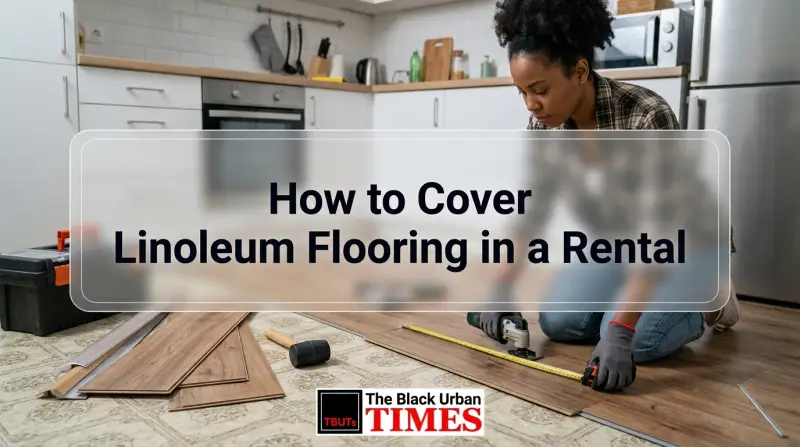 How to Cover Linoleum Flooring in a Rental