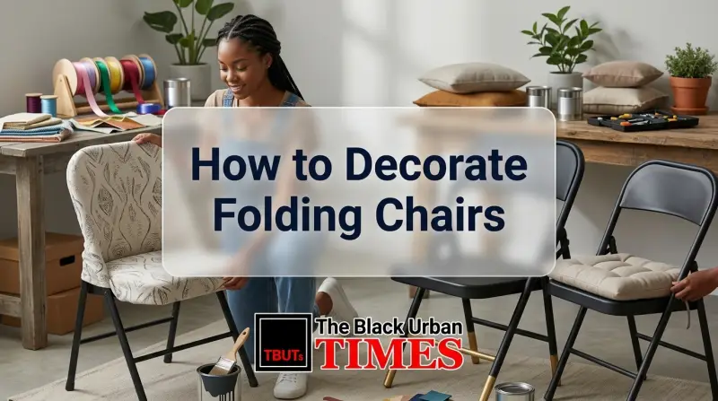 How to Decorate Folding Chairs