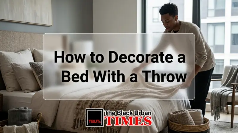 How to Decorate a Bed With a Throw