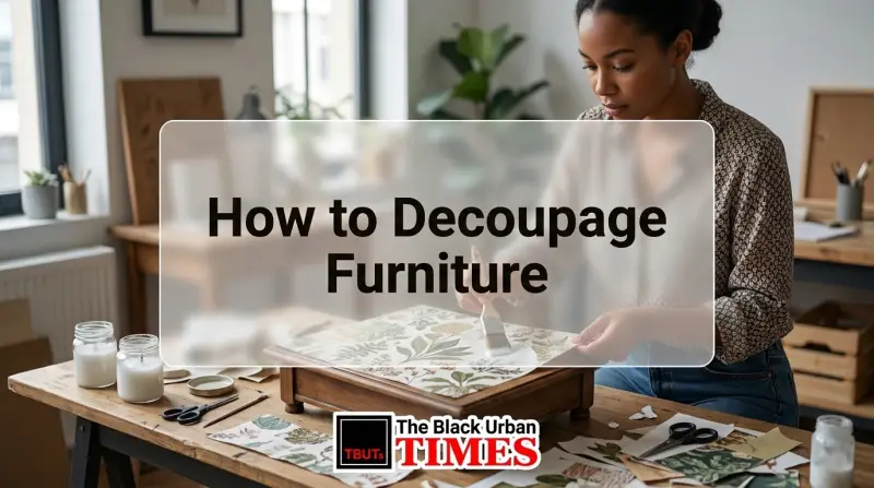 How to Decoupage Furniture