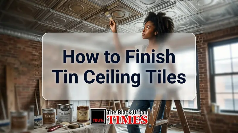 How to Finish Tin Ceiling Tiles
