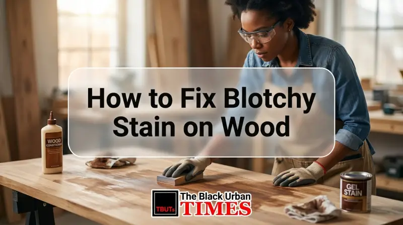 How to Fix Blotchy Stain on Wood