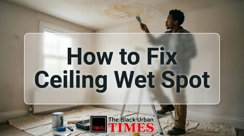 How to Fix Ceiling Wet Spot