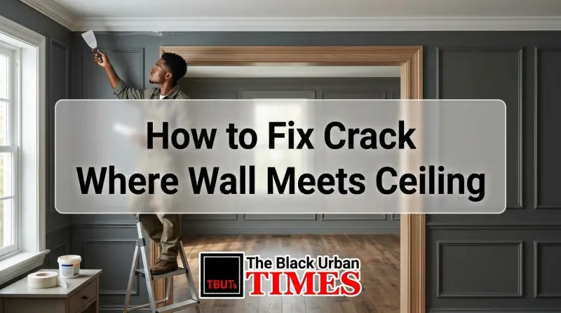 How to Fix Crack Where Wall Meets Ceiling