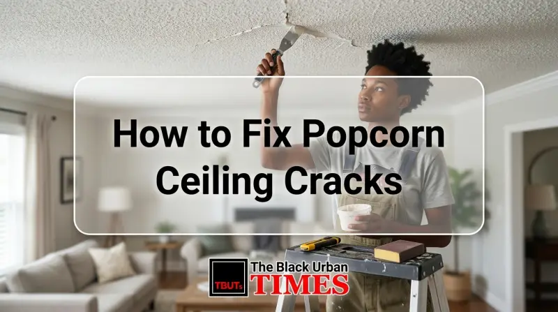 How to Fix Popcorn Ceiling Cracks