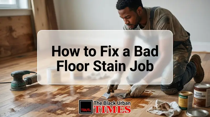 How to Fix a Bad Floor Stain Job