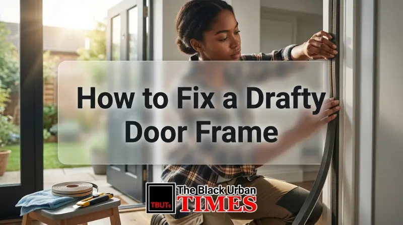 How to Fix a Drafty Door Frame