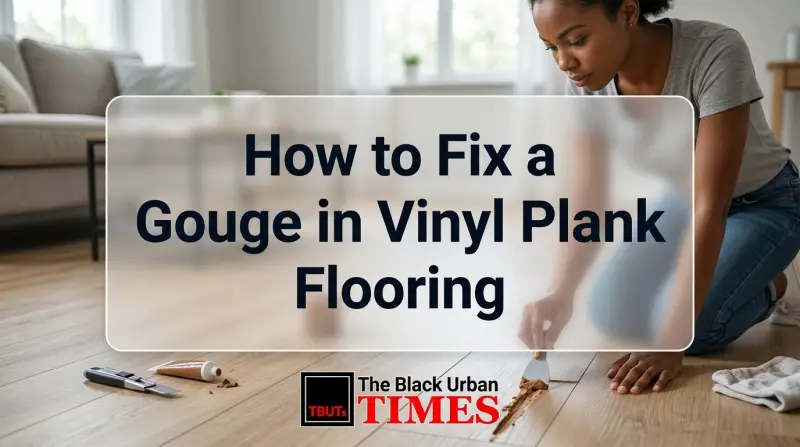 How to Fix a Gouge in Vinyl Plank Flooring