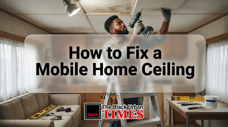 How to Fix a Mobile Home Ceiling