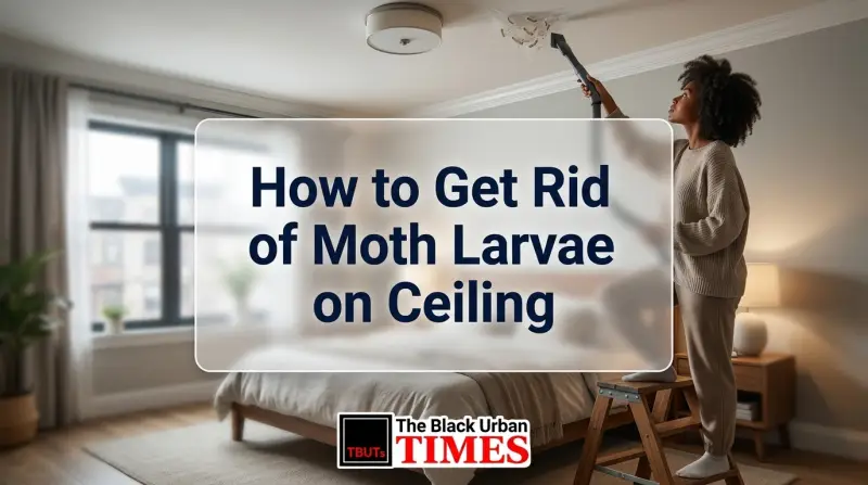 How to Get Rid of Moth Larvae on Ceiling