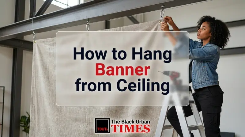 How to Hang Banner from Ceiling