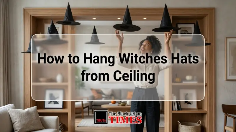 How to Hang Witches Hats from Ceiling