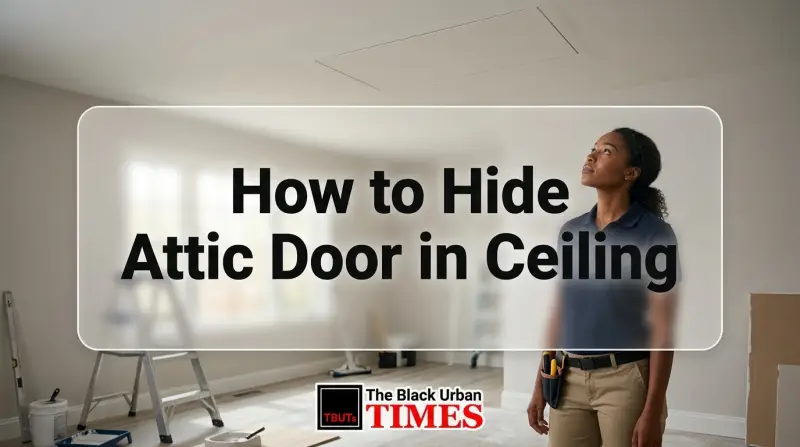 How to Hide Attic Door in Ceiling