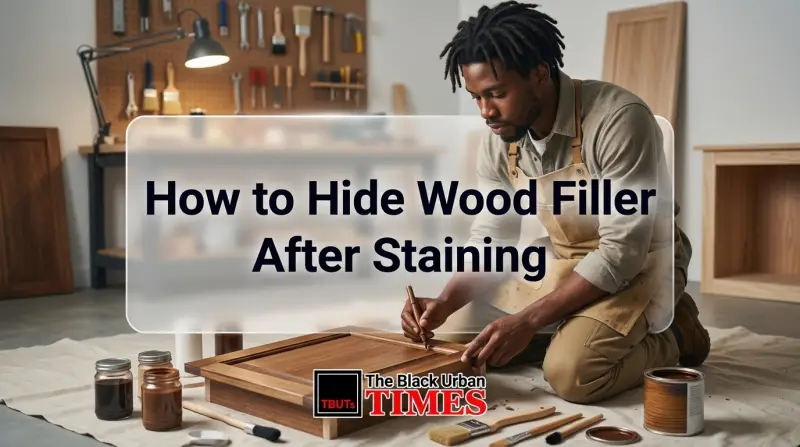 How to Hide Wood Filler After Staining