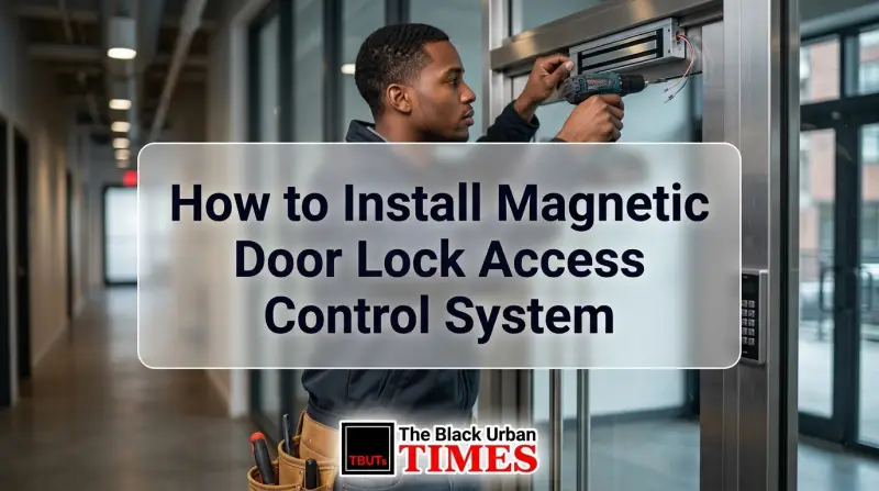 How to Install Magnetic Door Lock Access Control System