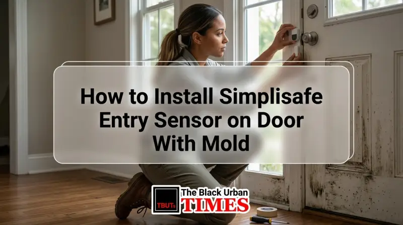 How to Install Simplisafe Entry Sensor on Door With Mold