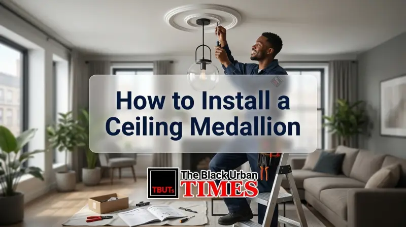 How to Install a Ceiling Medallion
