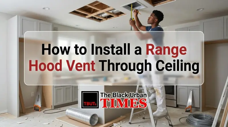 How to Install a Range Hood Vent Through Ceiling