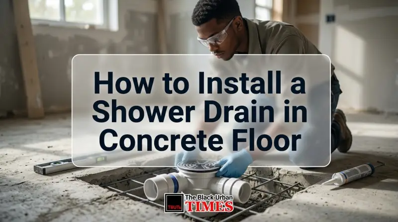 How to Install a Shower Drain in Concrete Floor