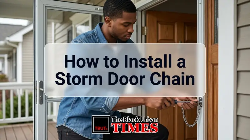 How to Install a Storm Door Chain