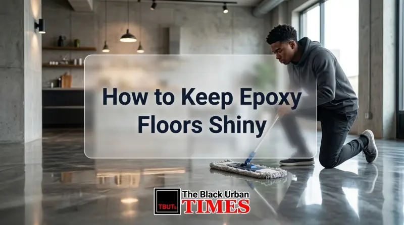 How to Keep Epoxy Floors Shiny