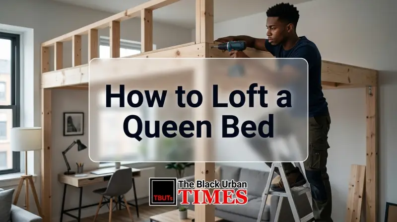 How to Loft a Queen Bed