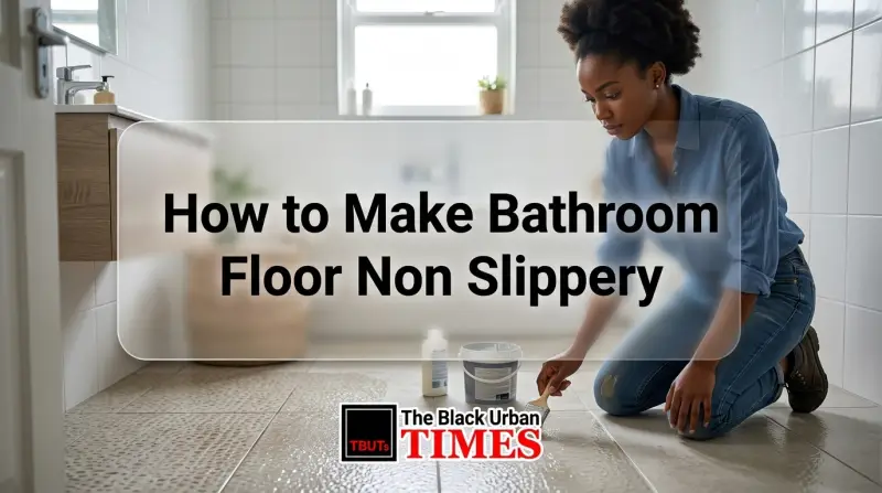 How to Make Bathroom Floor Non Slippery