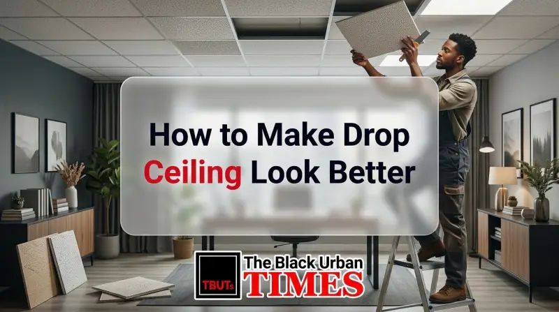 How to Make Drop Ceiling Look Better