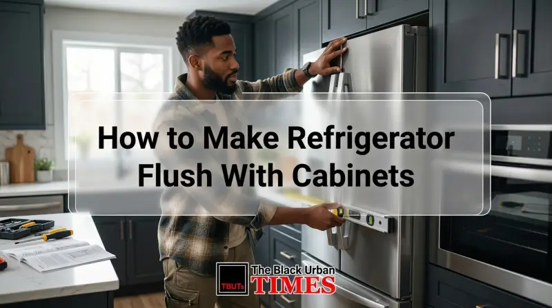 How to Make Refrigerator Flush With Cabinets
