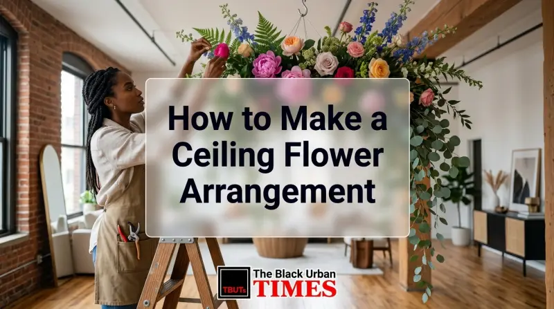 How to Make a Ceiling Flower Arrangement