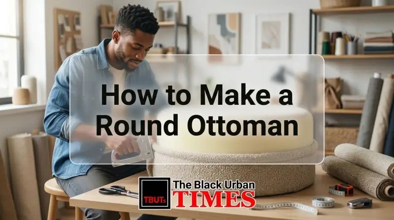 How to Make a Round Ottoman
