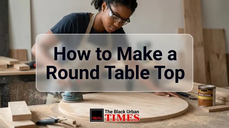 How to Make a Round Table Top