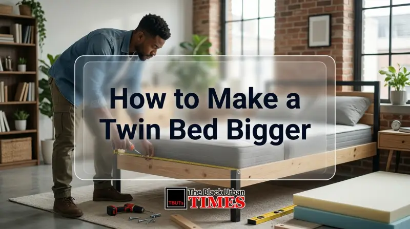 How to Make a Twin Bed Bigger