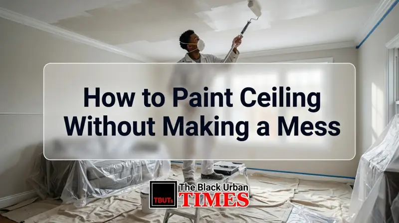 How to Paint Ceiling Without Making a Mess