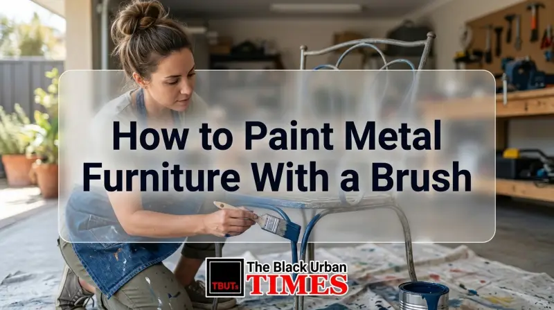 How to Paint Metal Furniture With a Brush