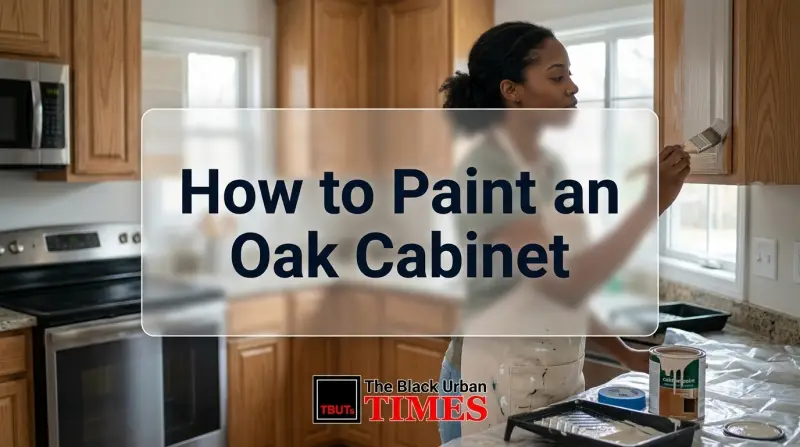 How to Paint an Oak Cabinet