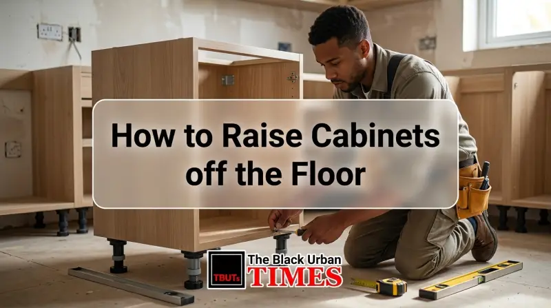 How to Raise Cabinets off the Floor
