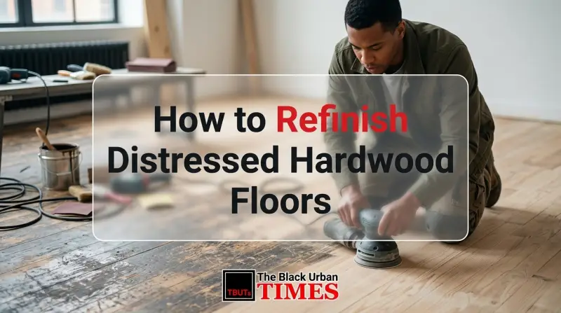 How to Refinish Distressed Hardwood Floors