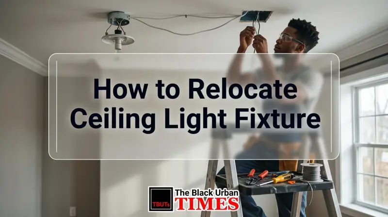 How to Relocate Ceiling Light Fixture