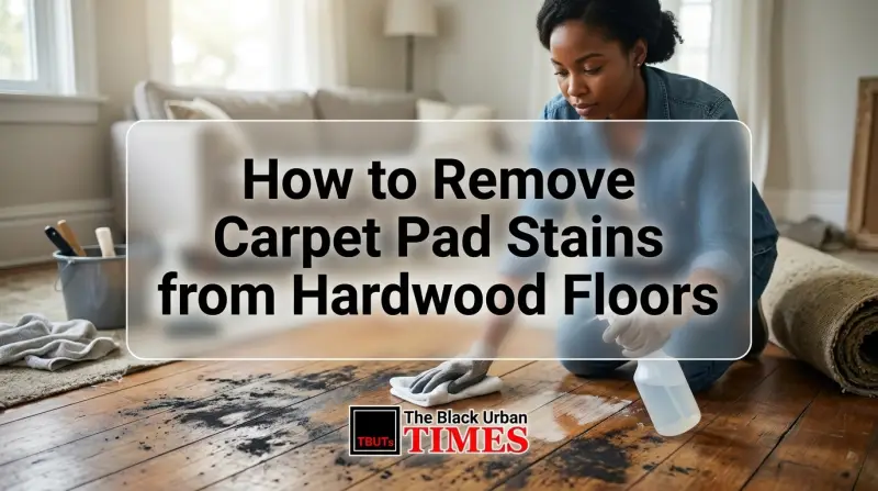 How to Remove Carpet Pad Stains from Hardwood Floors