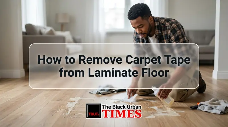 How to Remove Carpet Tape from Laminate Floor