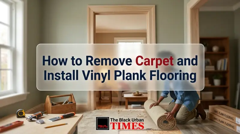 How to Remove Carpet and Install Vinyl Plank Flooring