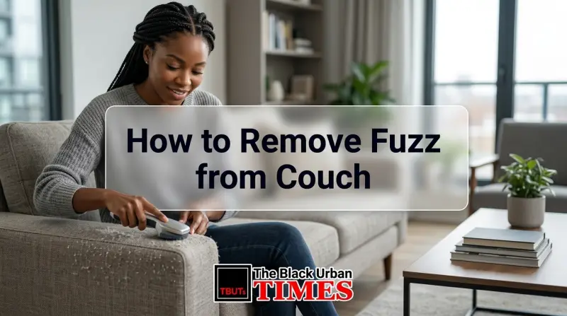 How to Remove Fuzz from Couch