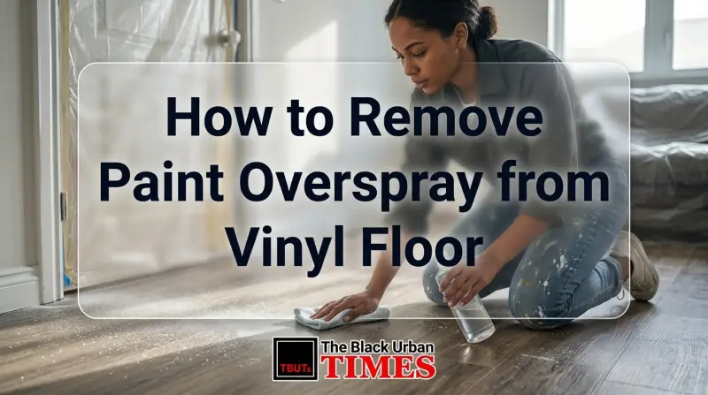 How to Remove Paint Overspray from Vinyl Floor
